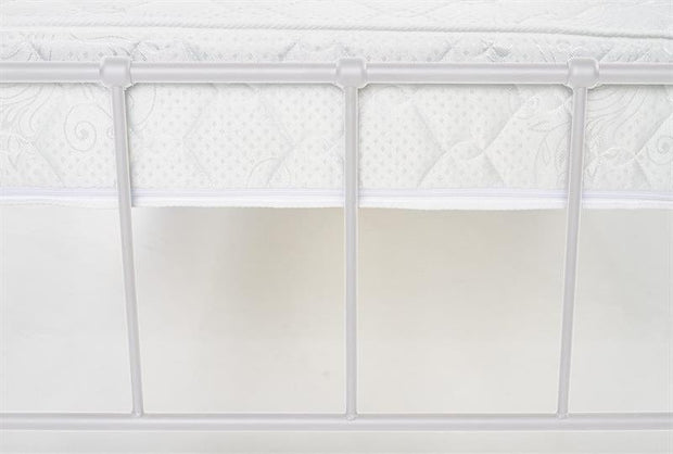 Letto matrimoniale in ferro Lindsey Bianco (5)