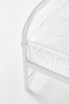 Letto matrimoniale in ferro Lindsey Bianco (6)