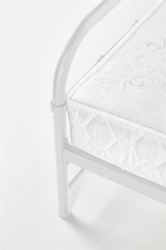 Letto matrimoniale in ferro Lindsey Bianco (6)