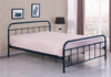 Halmar Letto matrimoniale in ferro Lindsey Nero