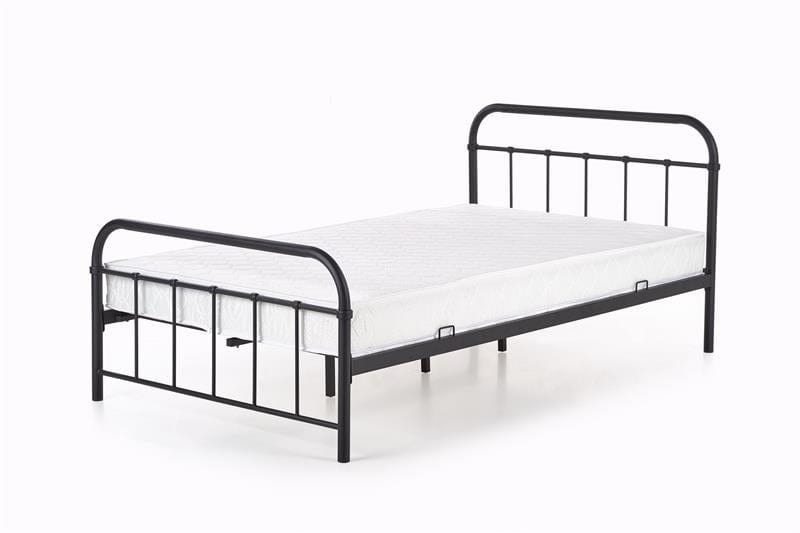 Halmar Letto matrimoniale in ferro Lindsey Nero