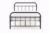 Halmar Letto matrimoniale in ferro Lindsey Nero