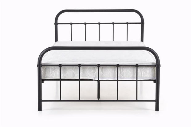 Halmar Letto matrimoniale in ferro Lindsey Nero