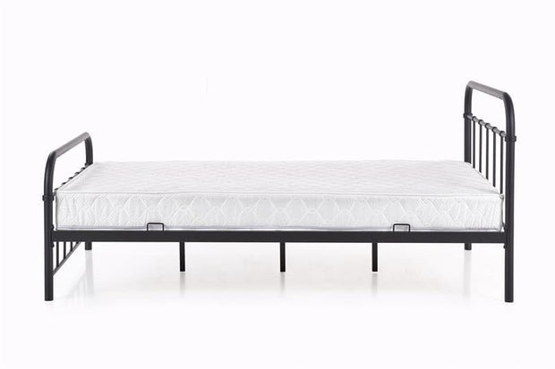 Halmar Letto matrimoniale in ferro Lindsey Nero