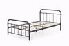 Halmar Letto matrimoniale in ferro Lindsey Nero