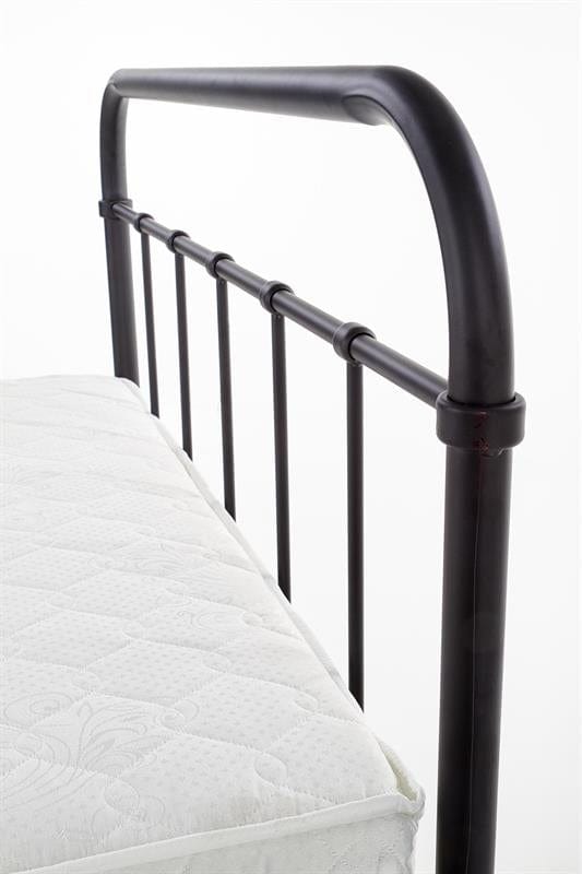 Halmar Letto matrimoniale in ferro Lindsey Nero