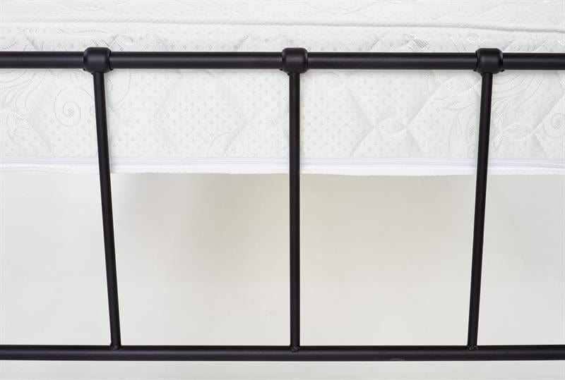 Halmar Letto matrimoniale in ferro Lindsey Nero