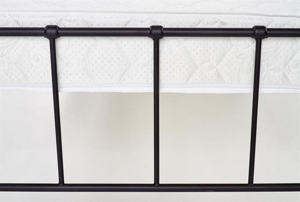 Halmar Letto matrimoniale in ferro Lindsey Nero