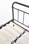 Halmar Letto matrimoniale in ferro Lindsey Nero