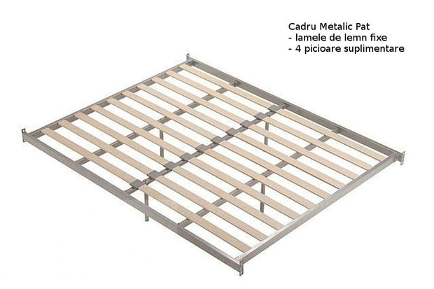 Letto matrimoniale in ferro Sigurd Bianco (2)