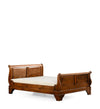 Letto matrimoniale in legno Vintage Noce