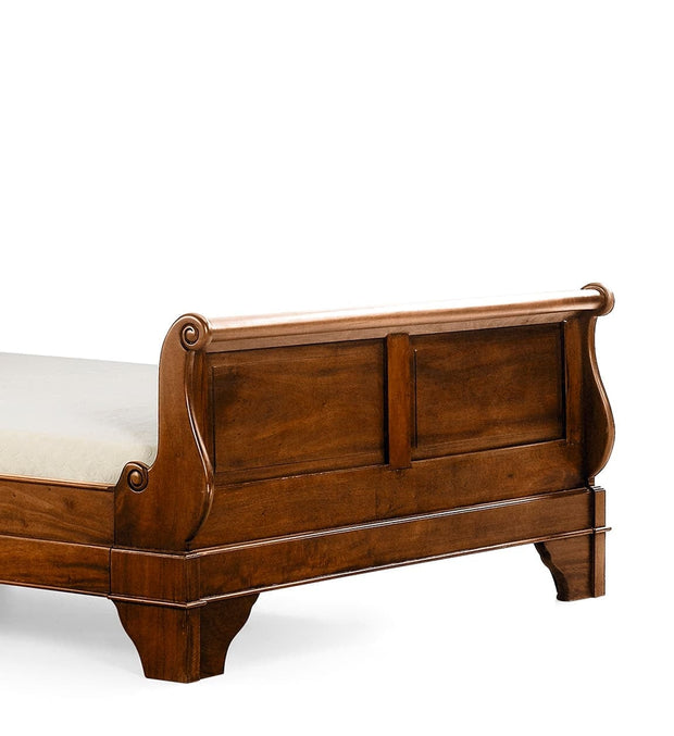 Letto matrimoniale in legno Vintage Noce (1)