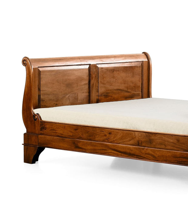 Letto matrimoniale in legno Vintage Noce (2)