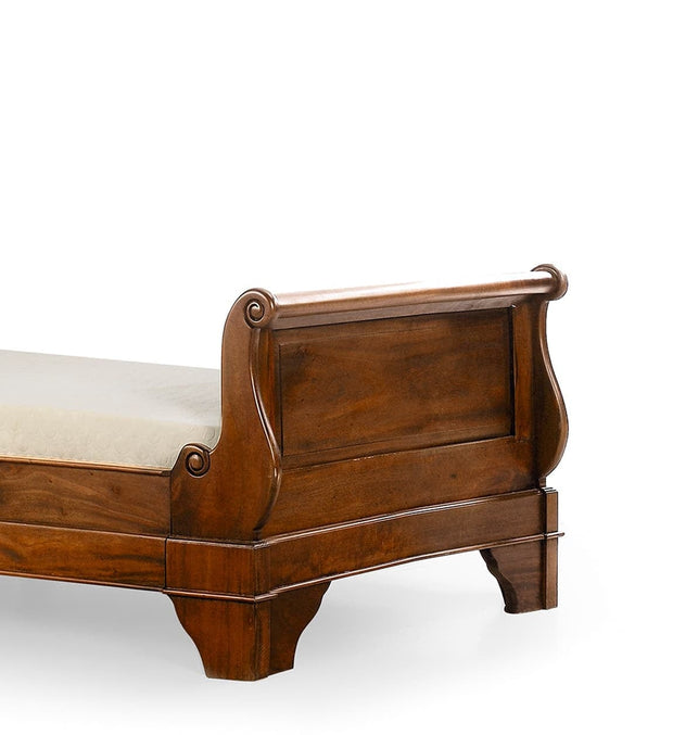 Letto matrimoniale in legno Vintage Noce (4)