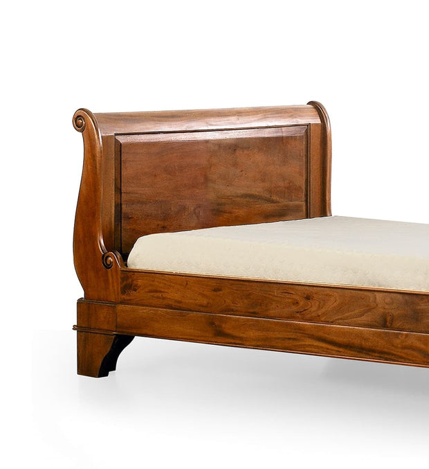 Letto matrimoniale in legno Vintage Noce (5)