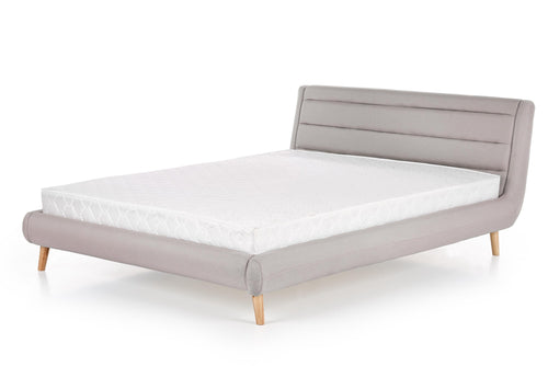 Letto matrimoniale in tessuto Elance Grigio (1)