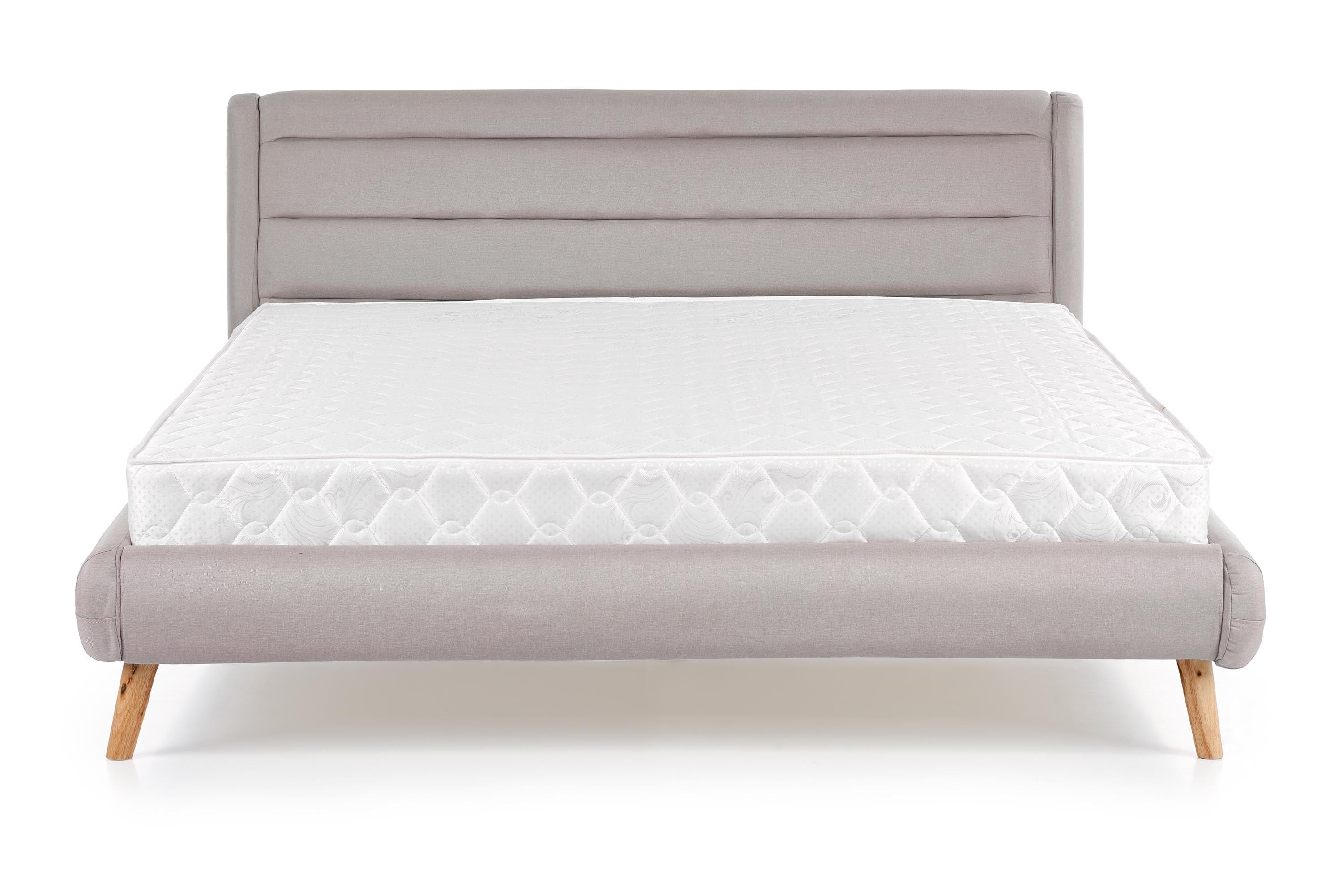 Letto matrimoniale in tessuto Elance Grigio (3)