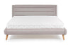 Letto matrimoniale in tessuto Elance Grigio (3)