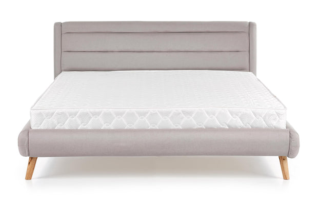 Letto matrimoniale in tessuto Elance Grigio (3)