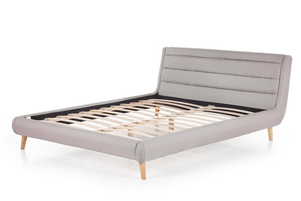 Letto matrimoniale in tessuto Elance Grigio (4)