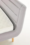Letto matrimoniale in tessuto Elance Grigio (5)