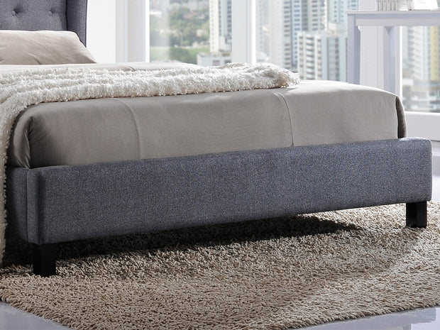 Letto matrimoniale in tessutto Annabelle Grigio (2)