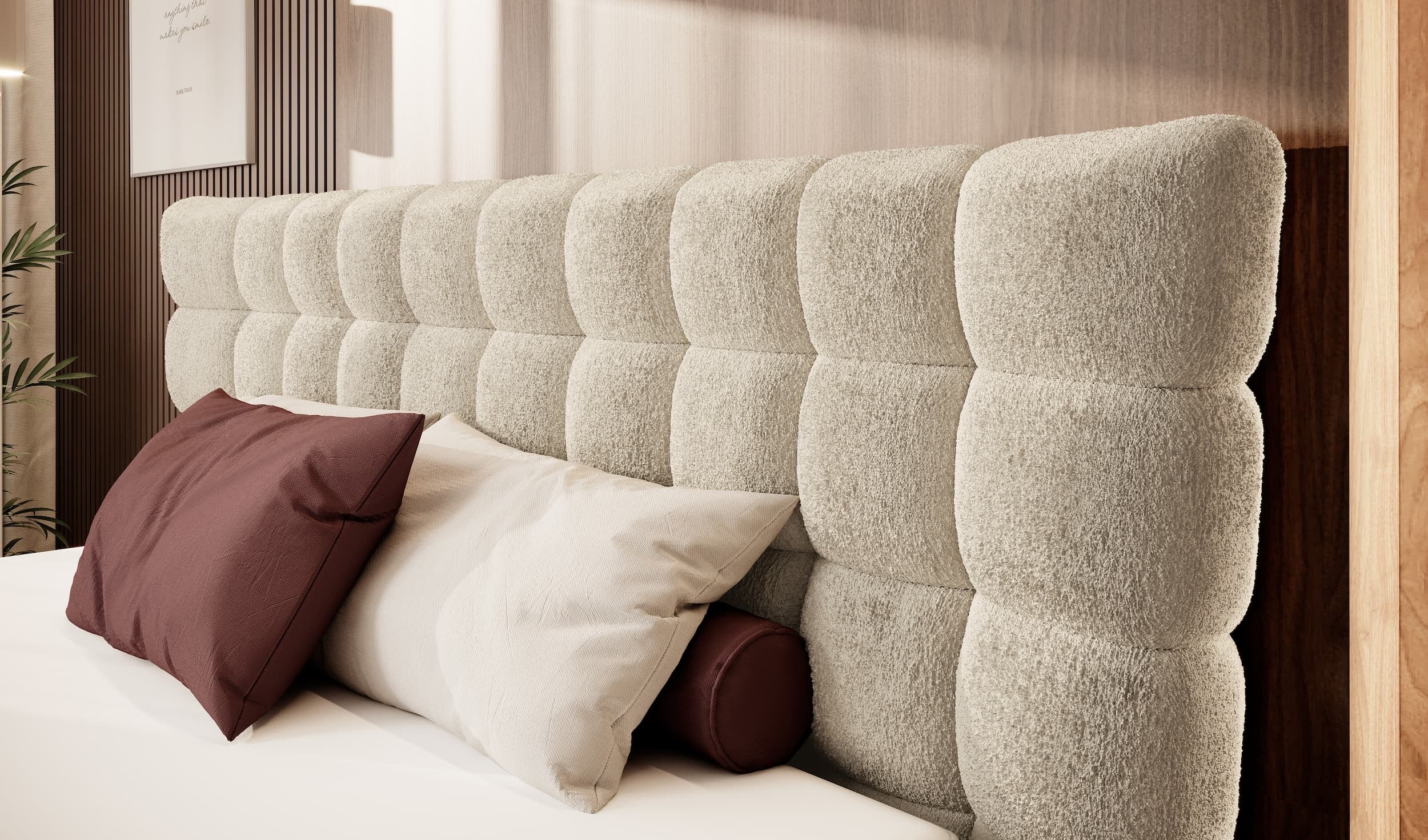 Letto matrimoniale in tessutto Infimo Dove (1)