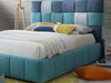 Letto matrimoniale in tessutto Santiago Blu (2)