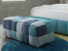 Letto matrimoniale in tessutto Santiago Blu (3)