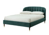 Letto matrimoniale in velluto Emerald Verde (2)