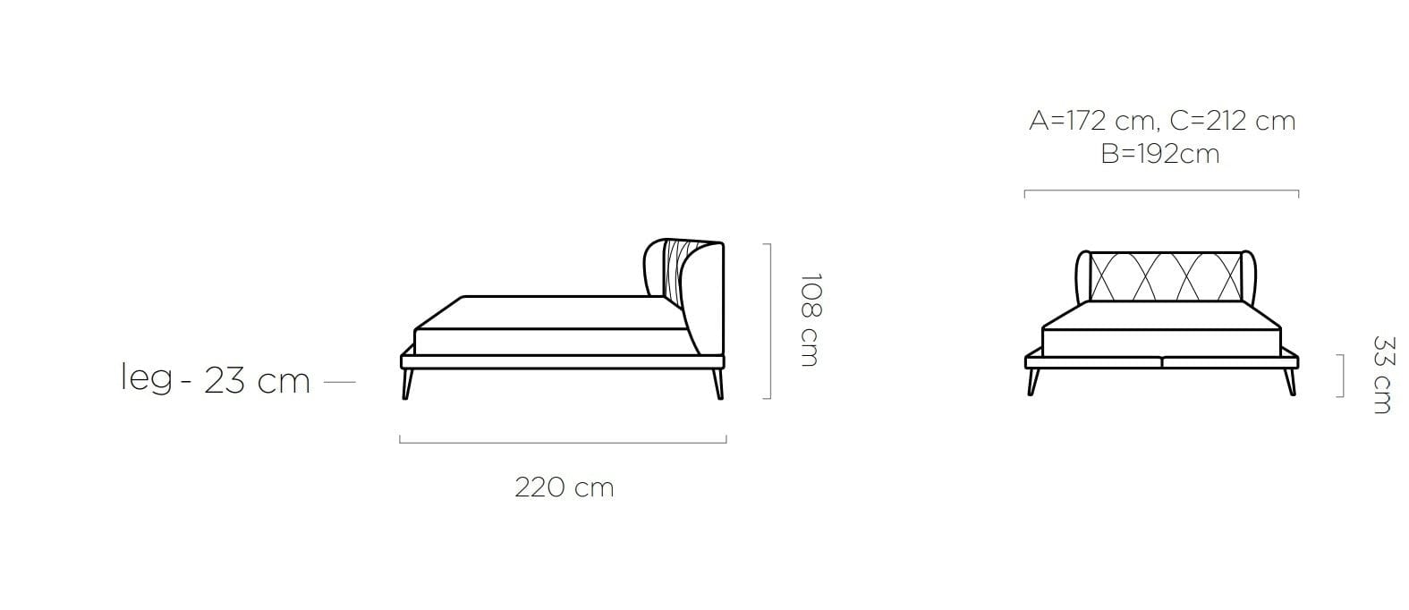 Letto matrimoniale Leilani Blu (6)