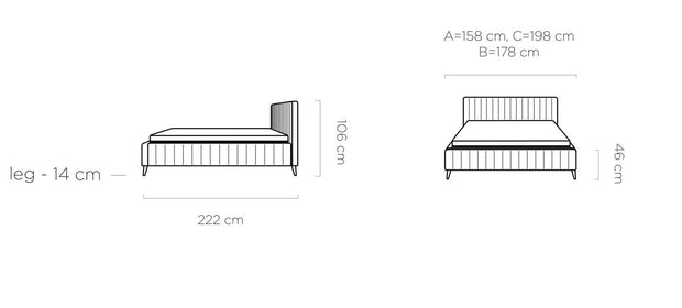 Letto matrimoniale Magis SR Verde (6)