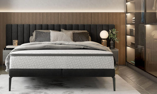Letto matrimoniale Milanis Grigio (1)