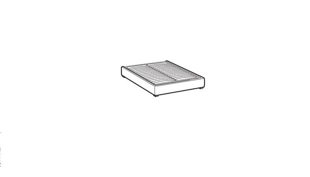 Letto matrimoniale Monetis Marrone (4)
