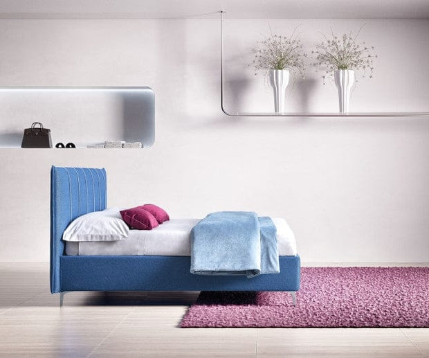 Letto matrimoniale Plumeris Blu (1) & LCMFIT-PAT-PLUMERIA-HOOF-LEGS-WAY