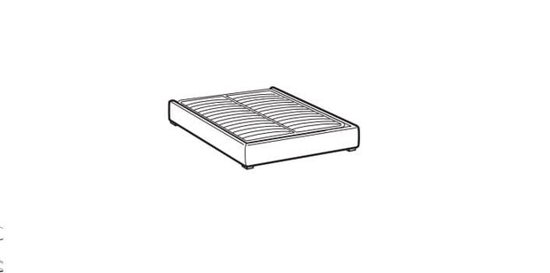Letto matrimoniale Snapos Marrone (4)