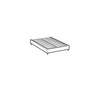 Letto matrimoniale Somieris Fly Grigio (2)