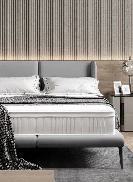 Letto matrimoniale Tezenis Grigio (3)
