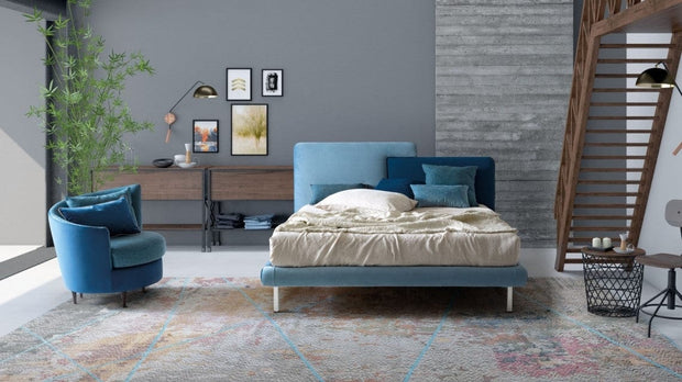 Letto matrimoniale Toget Blu