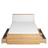 Letto per bambini/adolescenti a 2 cassetti Plano 10 Quercia, 120 x 200 cm (1)