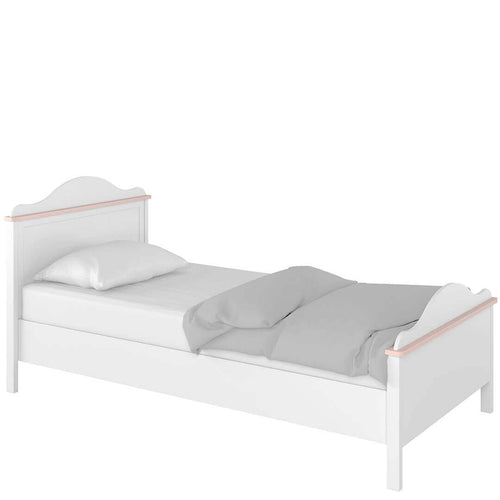 Letto per bambini/adolescenti Luna 08 Bianco, 90 x 200 cm