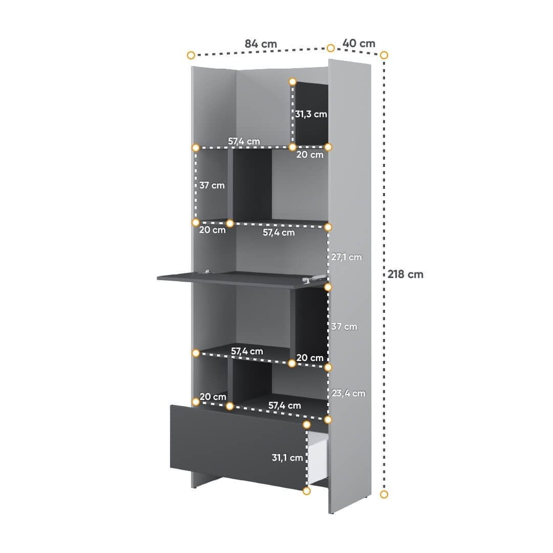 Lenart Libreria BC22 Grigio