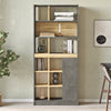 Libreria con 1 anta Luvio Alto LV20-KR Grigio (2)