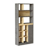 Libreria con 1 anta Luvio Alto LV20-KR Grigio (4)