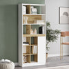 Libreria con 1 anta Luvio Alto LV20-WK Bianco
