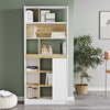 Libreria con 1 anta Luvio Alto LV20-WK Bianco (1)