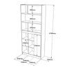 Libreria con 1 anta Luvio Alto LV20-WK Bianco (6)