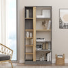 Libreria con 1 anta Luvio LV21-KR Grigio (2)