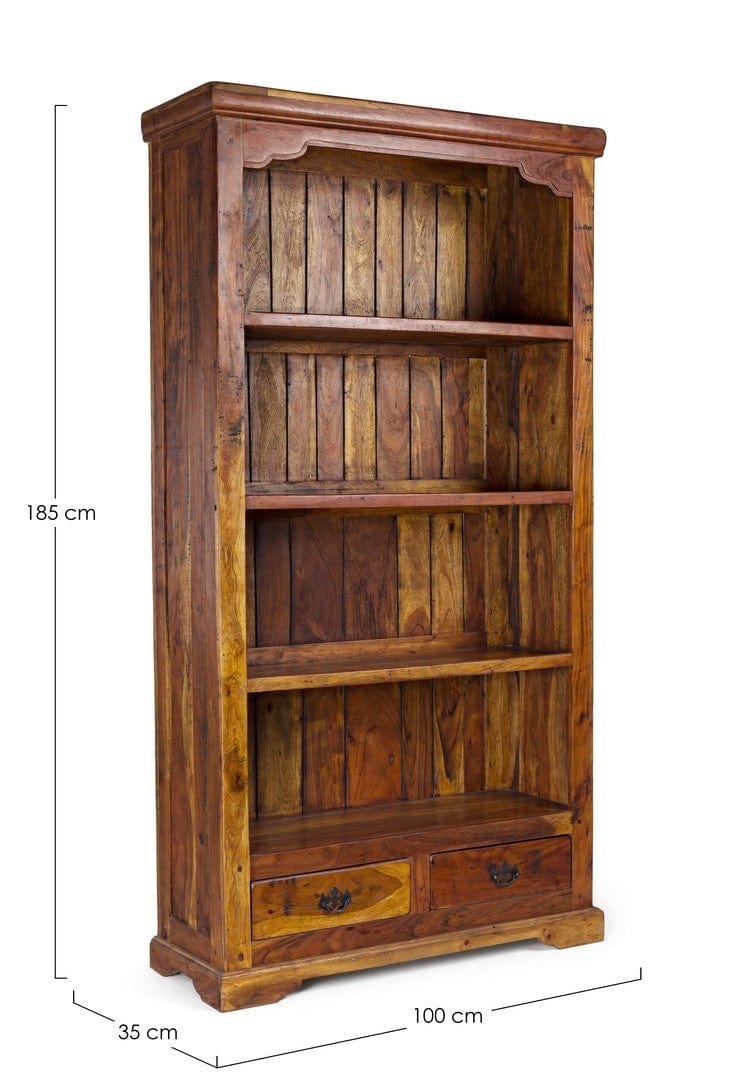 Libreria con 2 cassetti Chateaux Naturale (6)