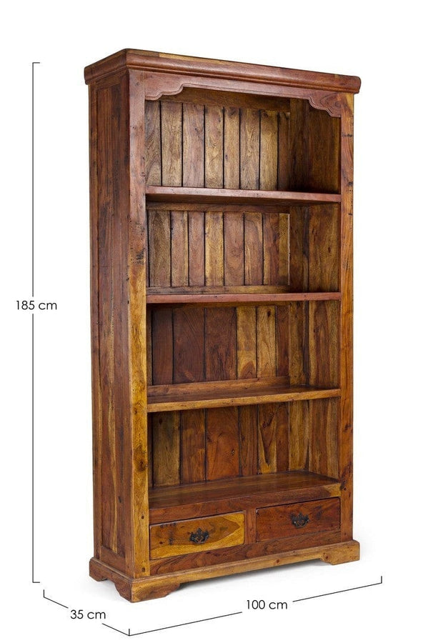 Libreria con 2 cassetti Chateaux Naturale (6)